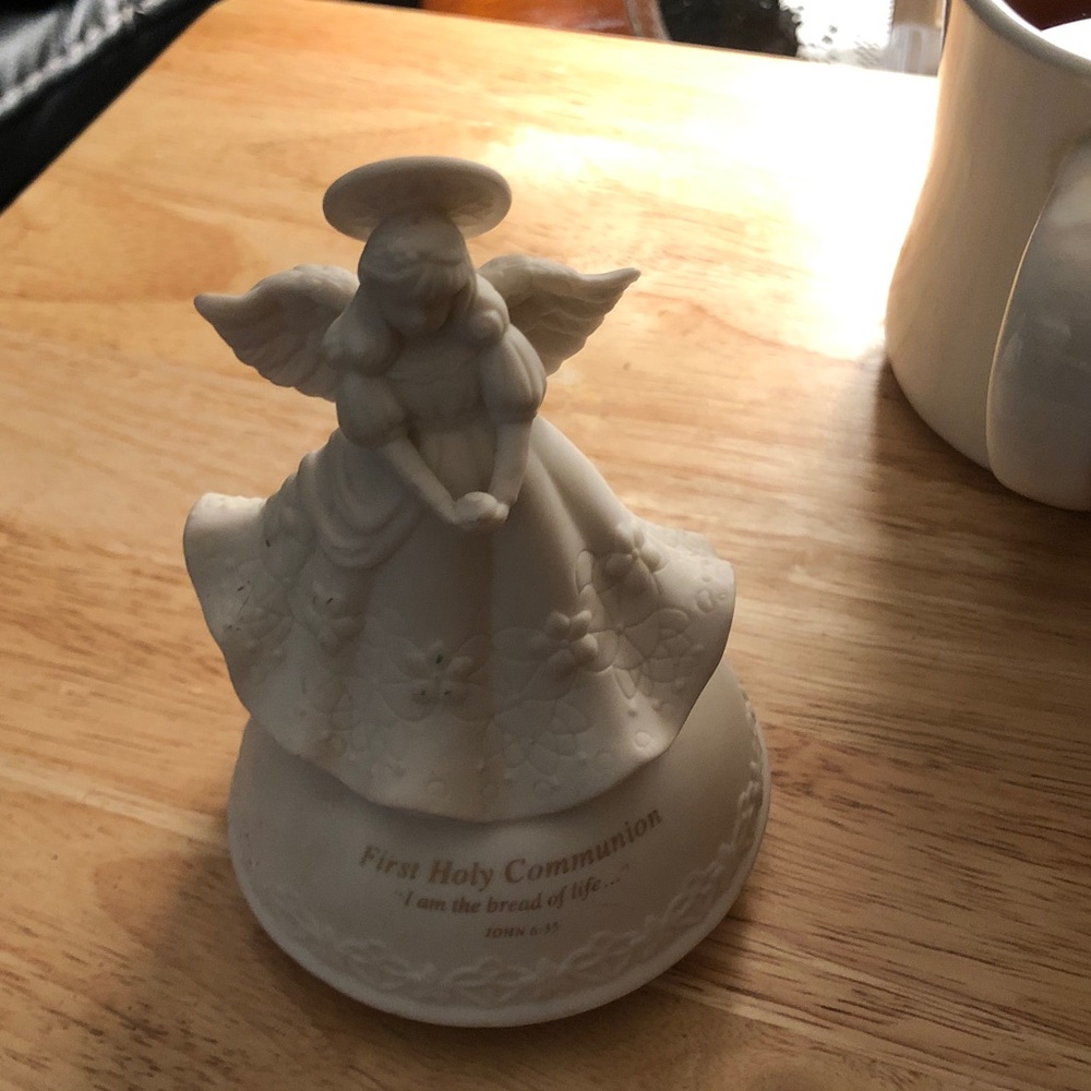 Graceful White Angel Figurine